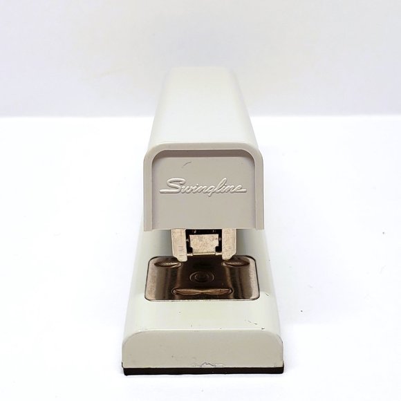 Vintage Swingline Stapler Small Light Gray 5" Made in USA - Picture 2 of 10